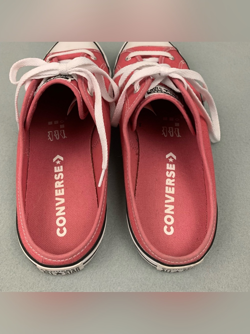 Converse Shoes Womens 9 Pink Chuck Taylor All Star Dainty Mule Slip On Sneaker - Picture 10 of 11
